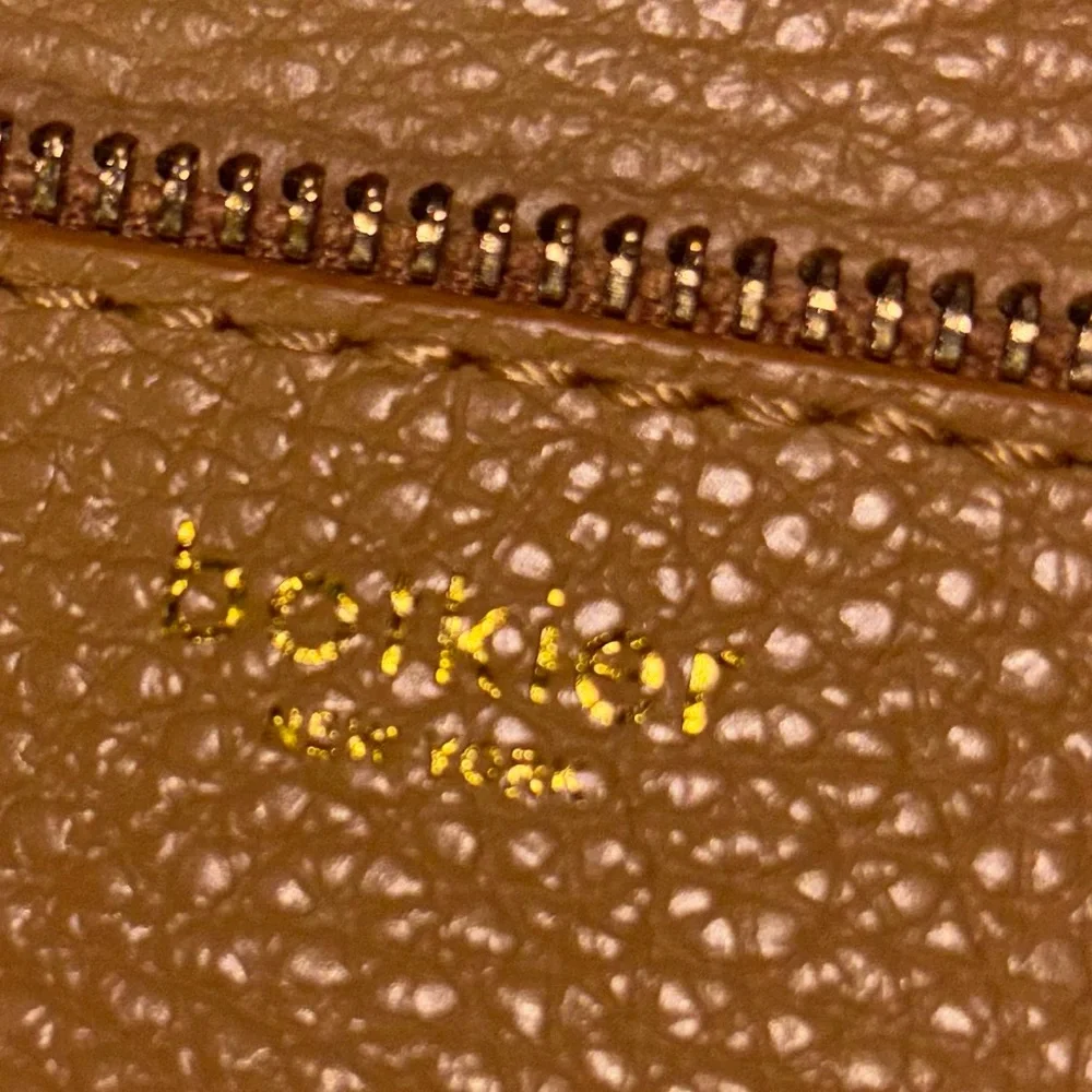 Botkier Soho Leather Tote Bag in Gold Platinum Shoulder Purse - Picture 11 of 12
